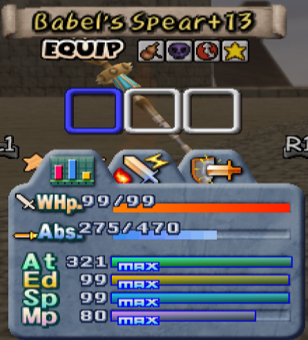 Babels Spear Max Stats